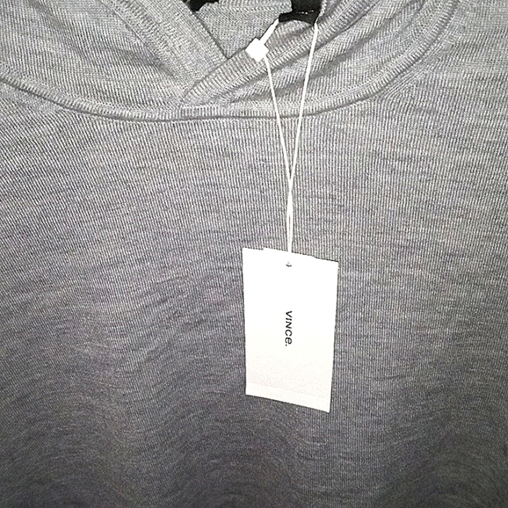 Vince Sweater w/ Hood/Size Small/Color Gray